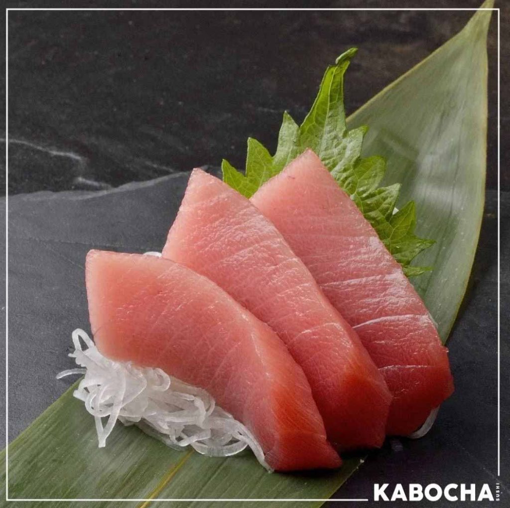 ร้านอาหารญี่ปุ่น คาโบฉะ ซูชิ เดลิเวอรี่ กิน ปลามากุโระ