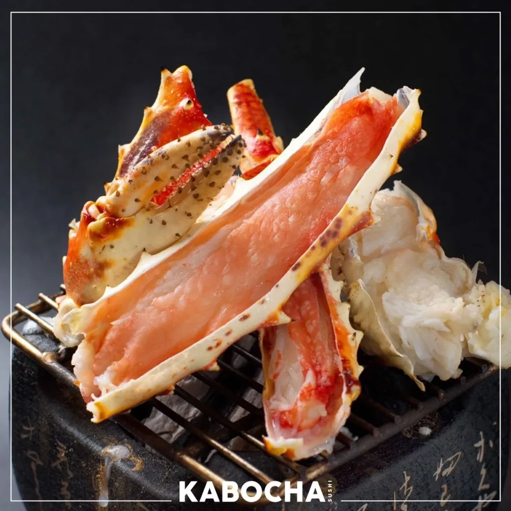 ปูหิมะ ปู 6 ชนิด จาก ร้านอาหารญี่ปุ่น kabocha sushi delivery