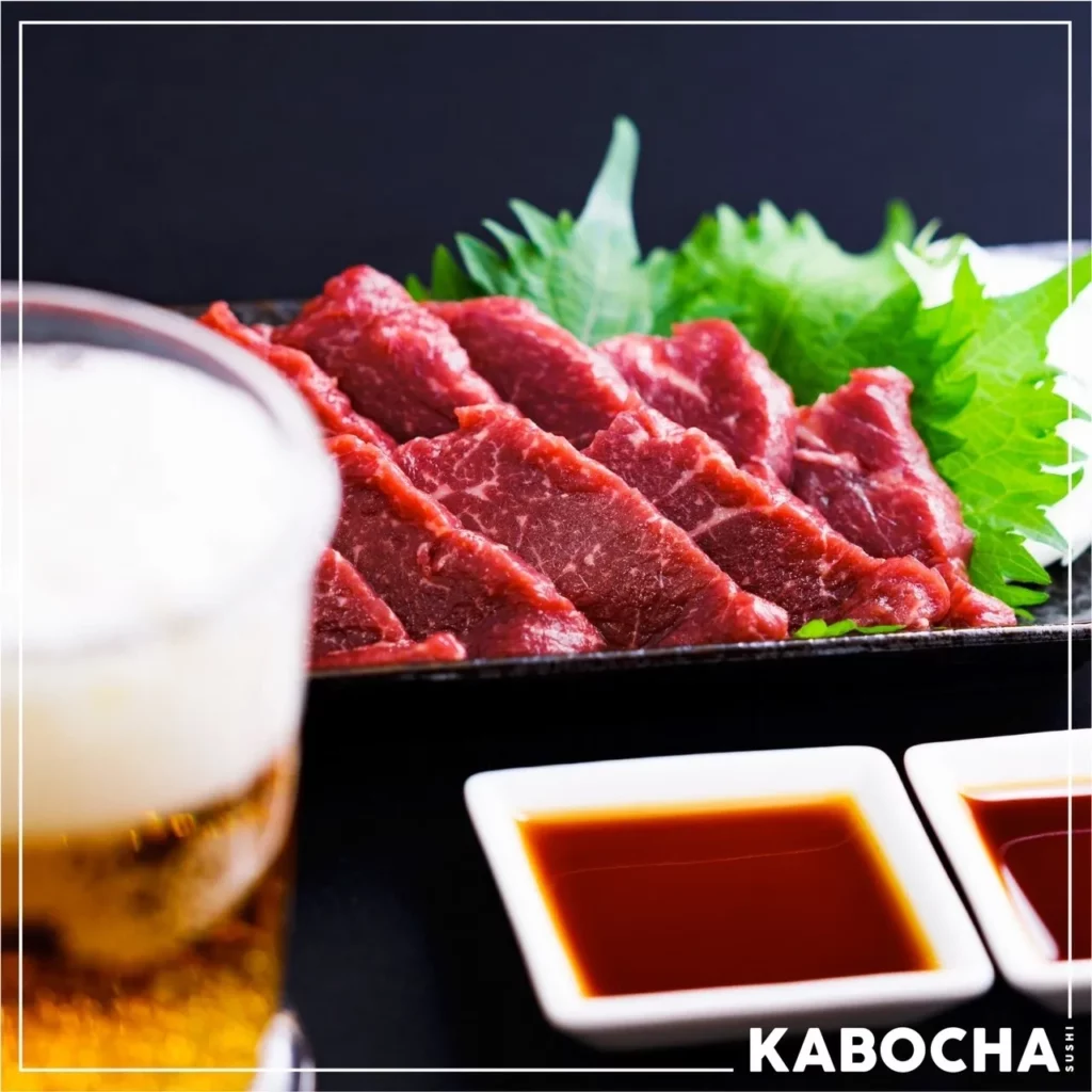 เนื้อ ซากุระ คือ เนื้อม้า ร้านอาหารญี่ปุ่น kabocha sushi delivery 