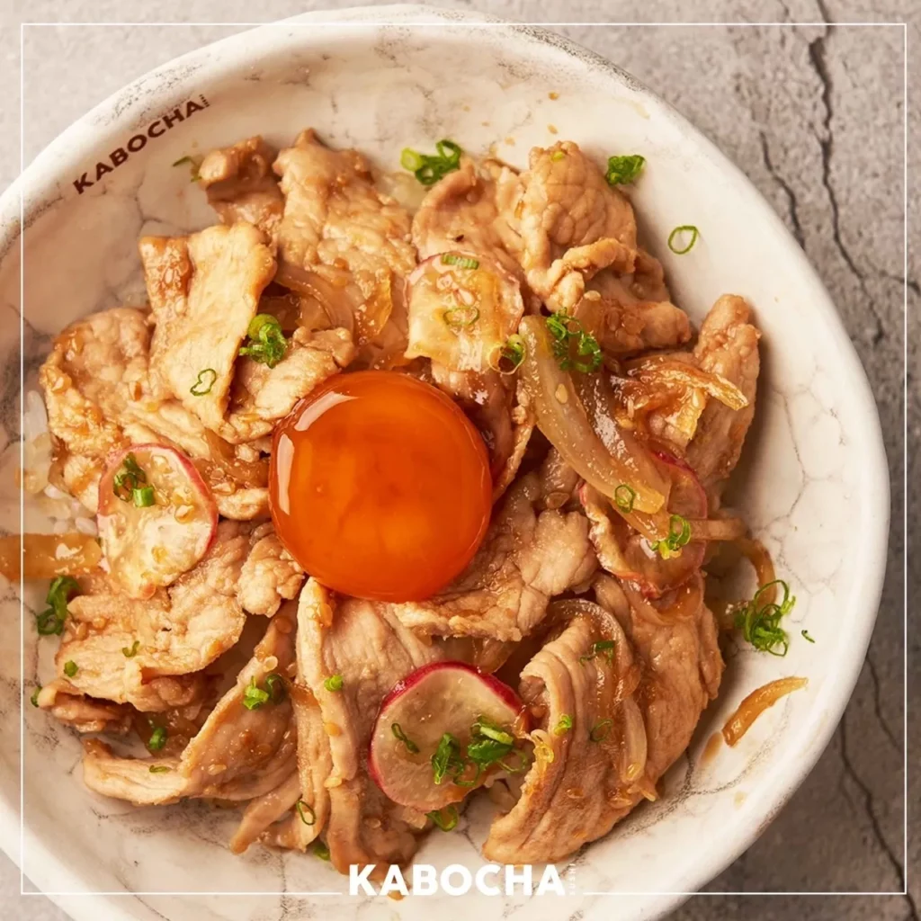 ร้านอาหารญี่ปุ่น คาโบฉะ ซูชิ เดลิเวอรี่ บูตะด้ง ข้าวหน้าเนื้อหมูต้นตำรับจากเมืองฮอกไกโด