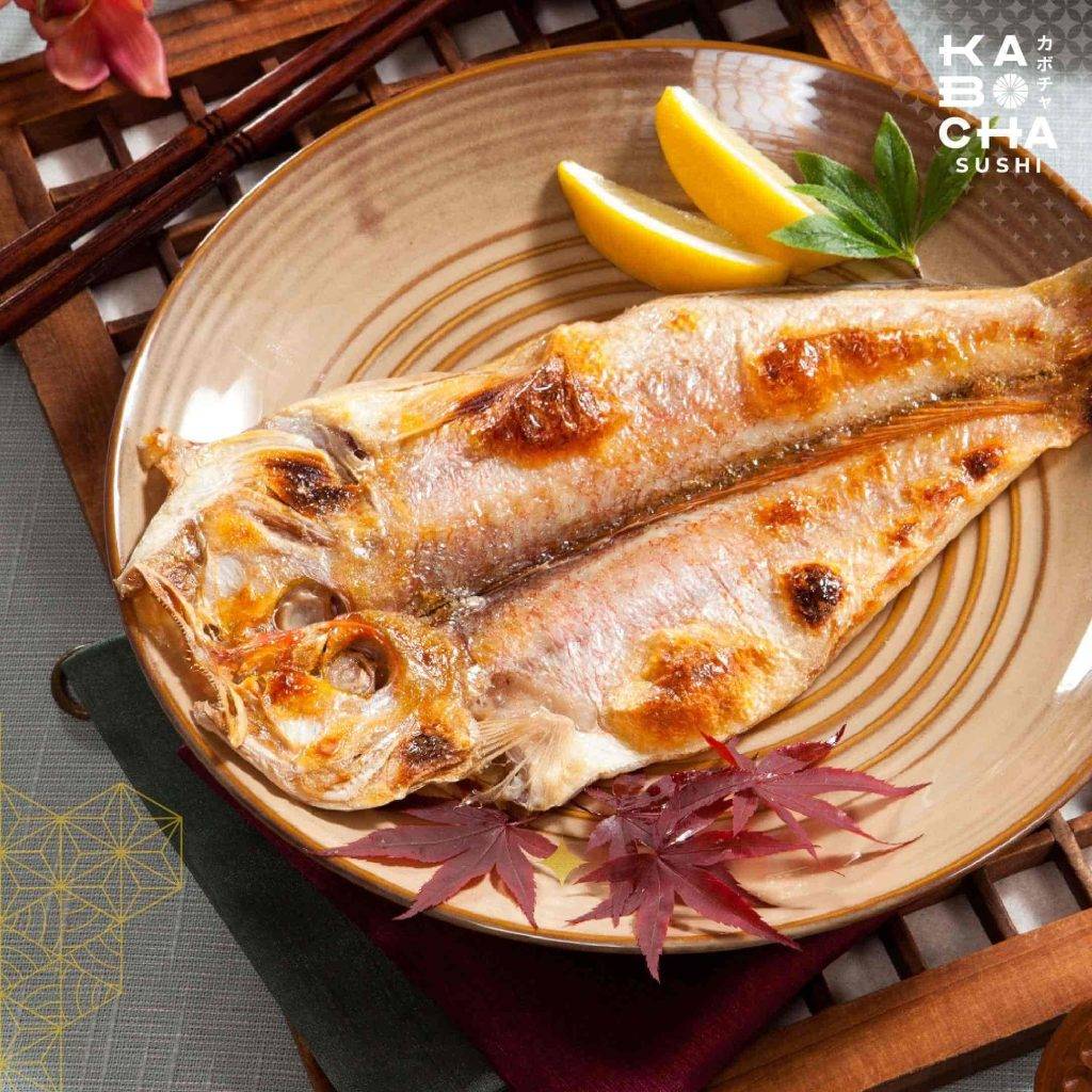 ปลาอามาไดขาว  เมนู ปลาญี่ปุ่น จาก kabocha sushi