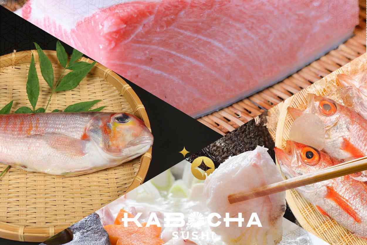 เมนูอาหารญี่ปุ่น ซาซิมิ ปลาญี่ปุ่นราคาสูง จาก kabocha sushi