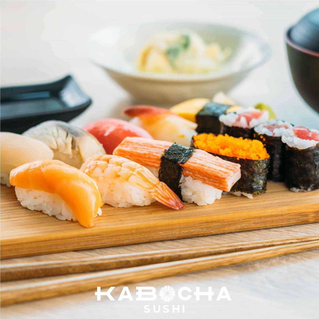 ซูชิ อาหารญี่ปุ่น โดย kabocha sushi delivery