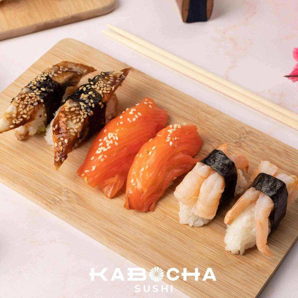 ซูชิ อาหารญี่ปุ่น จาก kabocha sushi delivery
